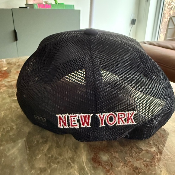 Kith Dark Blue Knicks Basketball Trucker Hat - Picture 2 of 3